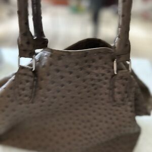 Elegant Brown Leather Tote Bag